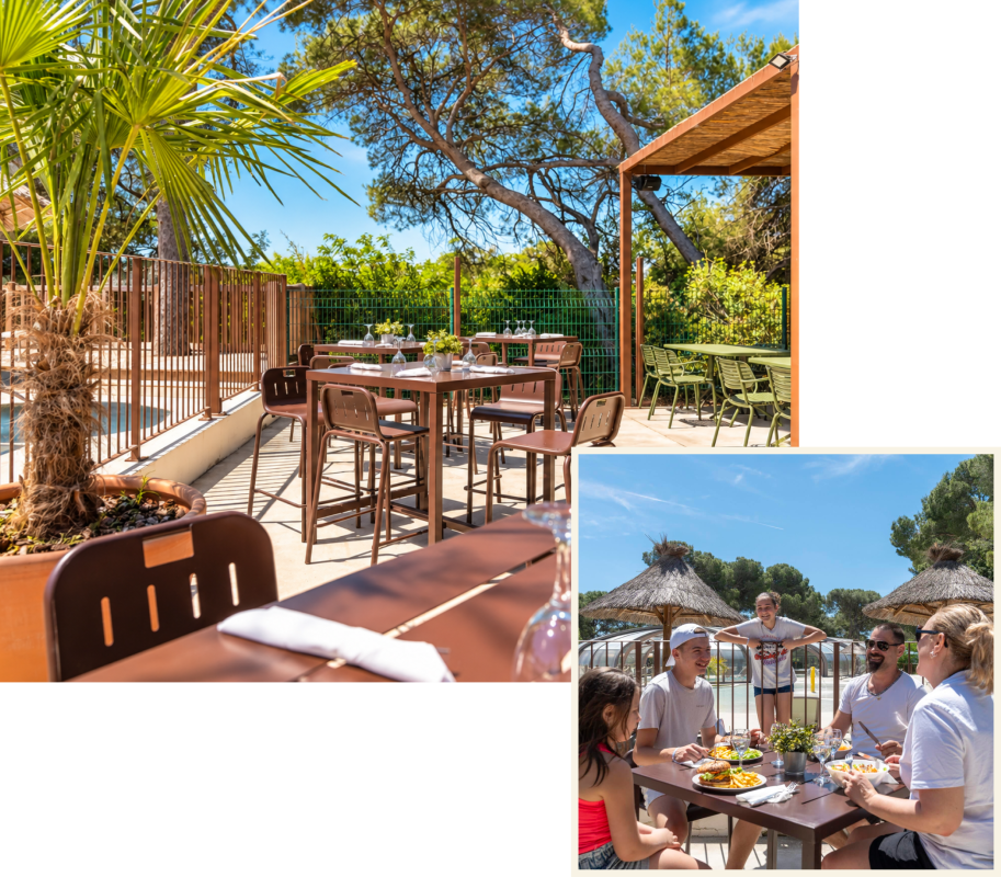 Le restaurant - Restaurant Du Camping  - L'Isle-sur-la-Sorgue - Restaurant Sorgues - Restaurant Isle-sur-la-Sorgue ouvert dimanche